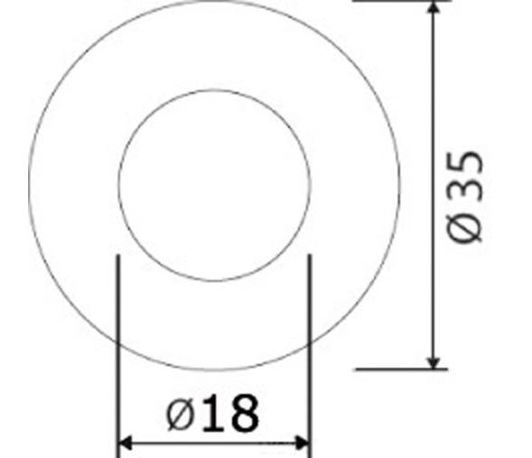 Osculati Luz Empotrable LED para Techo Redonda
