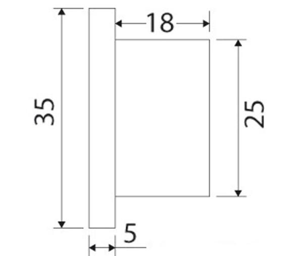 Osculati Luz Empotrable LED para Techo Redonda