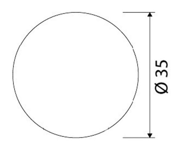 Osculati Luz hacia abajo LED de Cortesía Empotrada Redonda