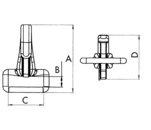 Mosqueton para Cincha de 30mm con Gatillo
