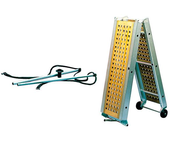 Osculati Pasarela Plegable de Reja de Teca