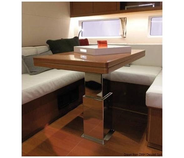 Pedestal de Mesa Cuadrada 2 alturas