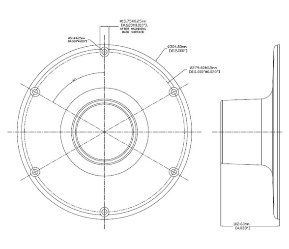 Osculati Pedestal de Mesa GIANT Deluxe