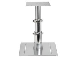 Osculati pedestal de mesa Heavy Duty con base cuadrada 500 x 500 mm