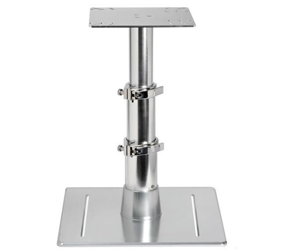 Osculati pedestal de mesa Heavy Duty con base cuadrada 500 x 500 mm