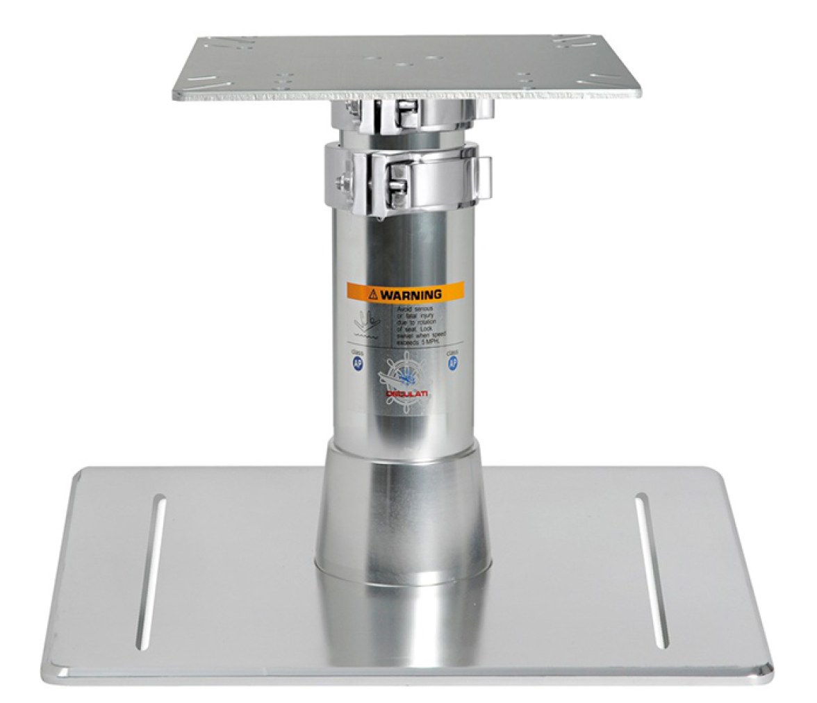 Osculati pedestal de mesa Heavy Duty con base cuadrada 500 x 500 mm