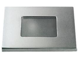 Luz TechoSextans Q Cuadrada Laton Cromado