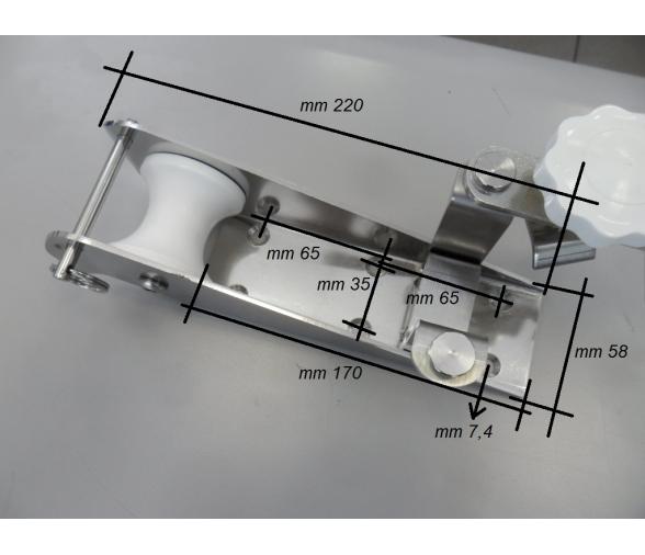 Osculati Puntera de Proa acabado Chromelux con parada de anclaje