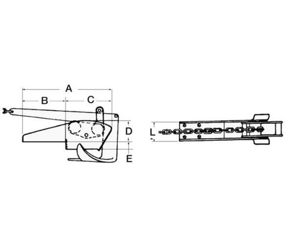 Osculati Puntera de Proa Inox