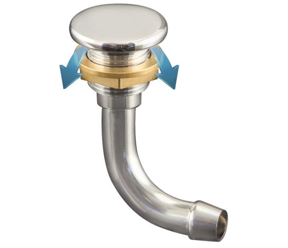 Osculati Respiradero de Combustible de Bronce Cromado