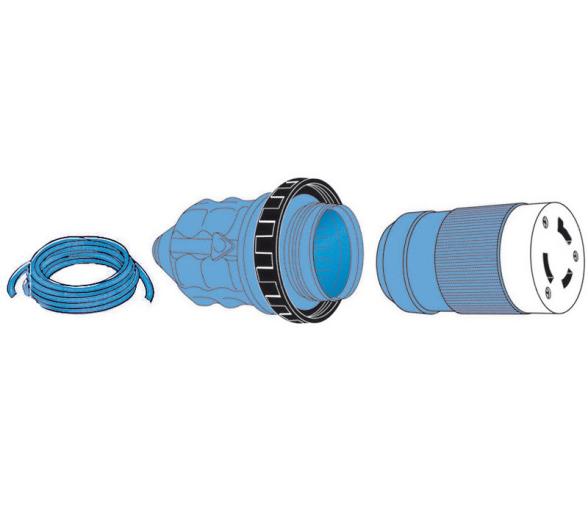 Osculati Tapa PVC Enchufe de Pantalan 50 A 220V