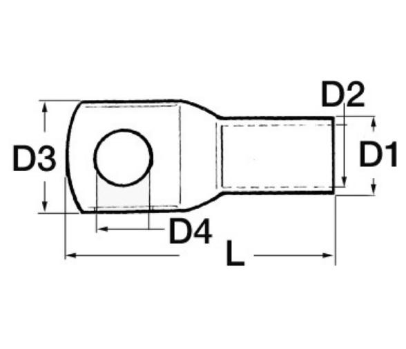 Terminal para Cables de Bateria para Crimpar