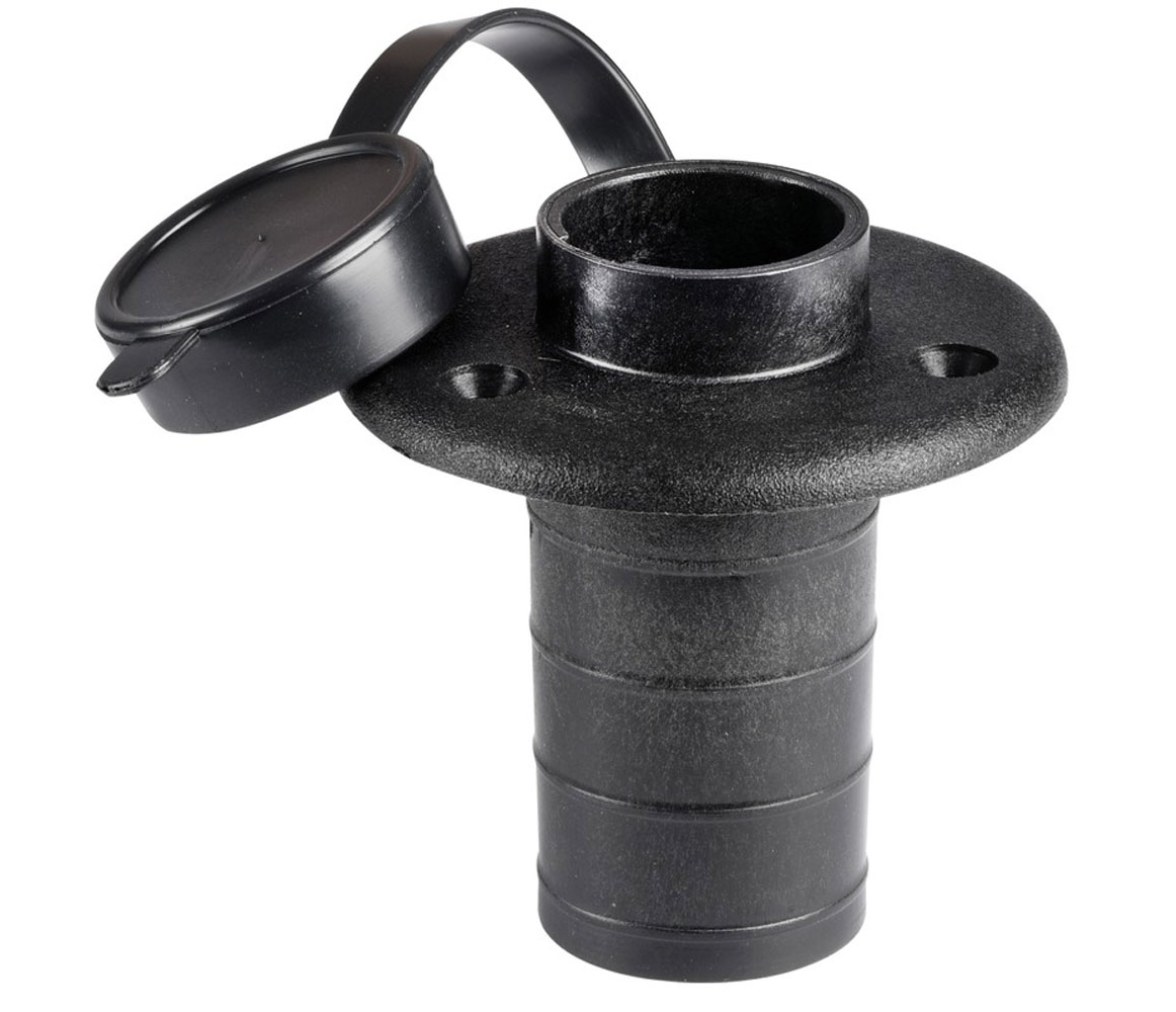 Osculati Base de Luz Plástico Negro