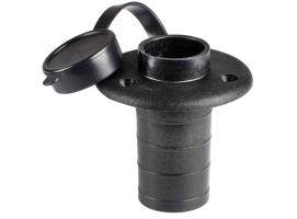 Osculati Base de Luz Plástico Negro