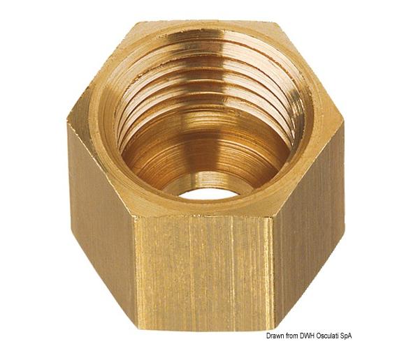 GOK Tuercas de Latón para Tubo de Cobre