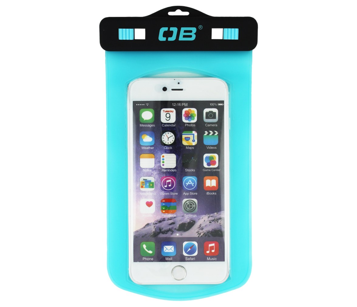 OverBoard Funda Estanca Grande Aqua para Movil