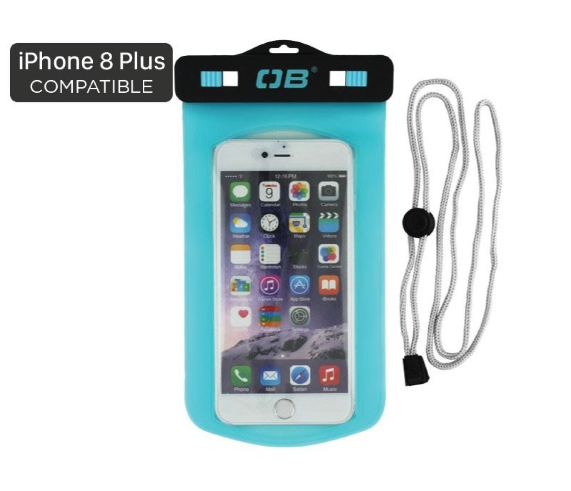 OverBoard Funda Estanca Grande Aqua para Movil