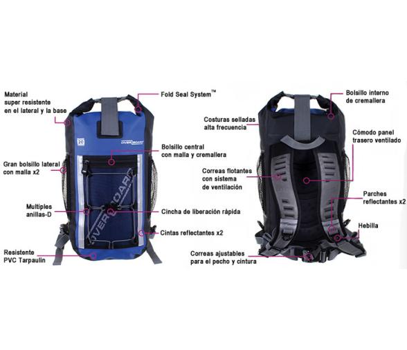 OverBoard Mochila Estanca Pro-Sports 30L