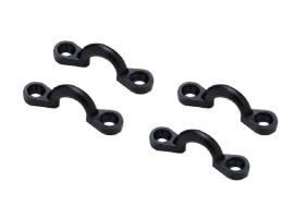 Pack 4 Nylon Black Eye Straps