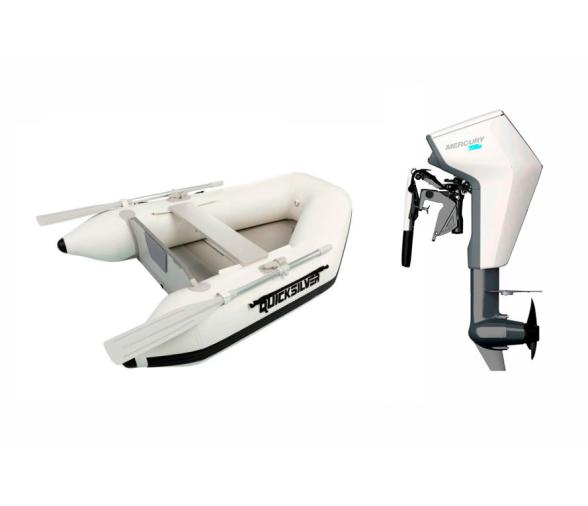 Pack Neumatica Quicksilver 200 Tendy SF + Motor Mercury Avator 7.5 EM