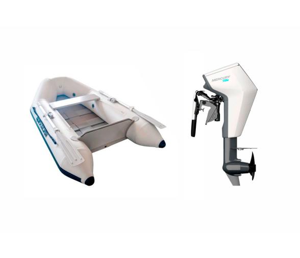 Pack Neumatica Quicksilver 240 Tendy SF + Motor Mercury Avator 7.5 EM