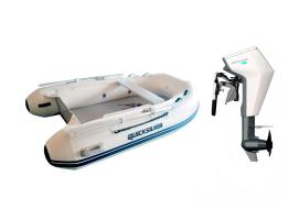 Pack Neumatica Quicksilver 250 AD + Motor Mercury Avator 7.5 EM