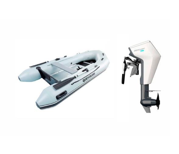 Pack Neumatica Quicksilver 320 S + Motor Mercury Avator 7.5 EM