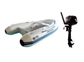 Pack Neumatica Quicksilver 270 Alu Rib + Motor Fueraborda Mercury 6 M