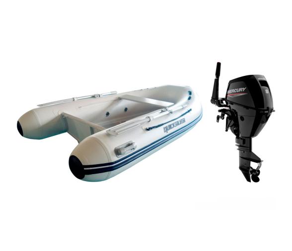 Pack Neumatica Quicksilver 290 Alu Rib + Motor Fueraborda Mercury 8 M EFI