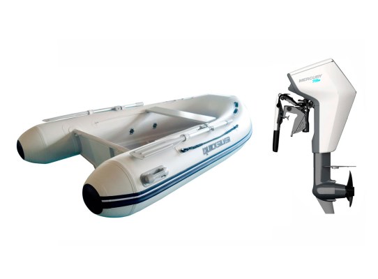 Pack Neumatica Quicksilver 290 Alu Rib + Motor Mercury Avator 7.5 EM
