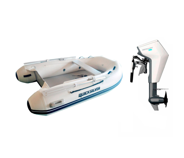 Pack Neumatica Quicksilver 300 AD + Motor Mercury Avator 7.5 EM