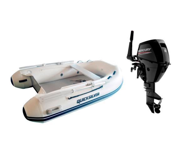 Pack Neumática Quicksilver 300 Air Deck + Motor Mercury F 8 M EFI