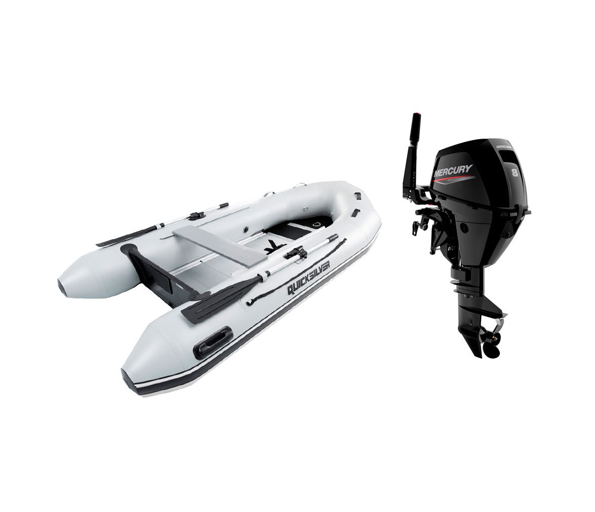 Quicksilver 300 Sport Pneumatic Pack + Mercury F 8 M EFI Engine