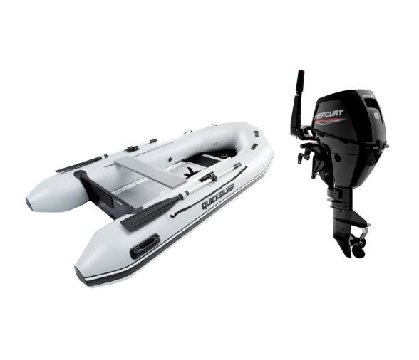 Pack Neumatica Quicksilver 300 Sport + Motor Mercury F 8 M EFi