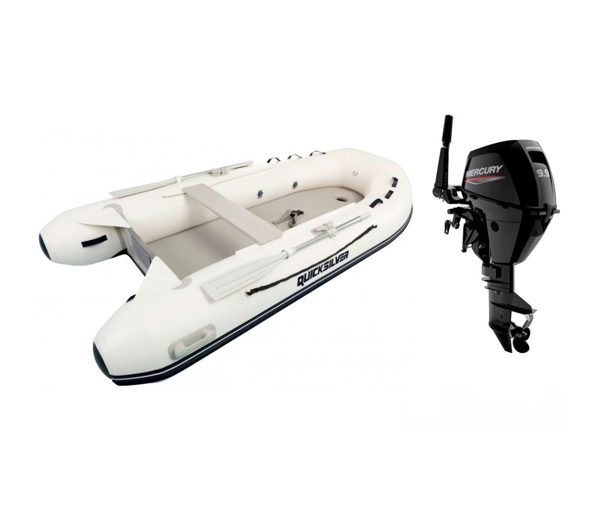 Pneumatic Pack Quicksilver 320 AD + Mercury 9.9 M EFI Outboard Motor