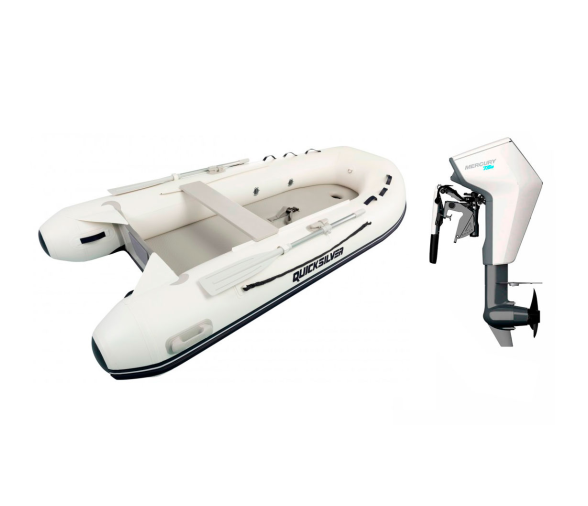 Pack Neumatica Quicksilver 320 AD + Motor Mercury Avator 7.5 EM