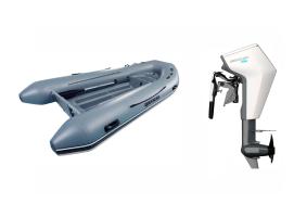 Pack Neumatica Quicksilver 320 Alu Rib + Motor Mercury Avator 7.5 EM