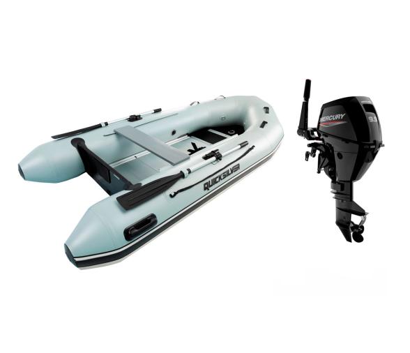 Pack Neumatica Quicksilver 320 Sport + Motor Fueraborda Mercury 9.9 M EFI