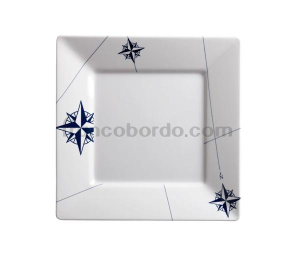 Pack Vajilla Northwind 24 Piezas Cuadrado Marine Business