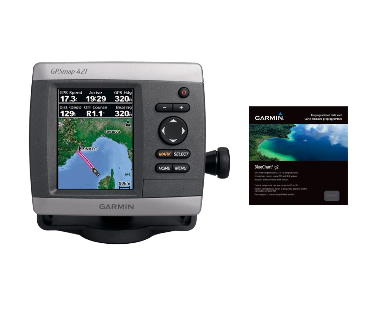 Pack GPS Plotter Gpsmap 421 + Cartografia Garmin