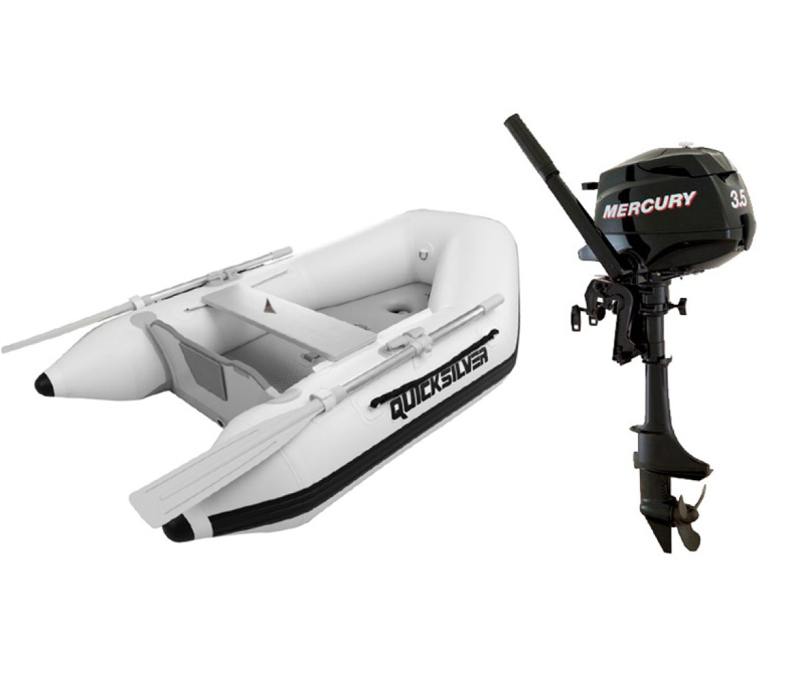 Pack Neumatica Quicksilver 200 Tendy AD + Motor Mercury F 3,5 M