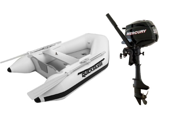 Pack Neumatica Quicksilver 200 Tendy AD + Motor Mercury F 3,5 M