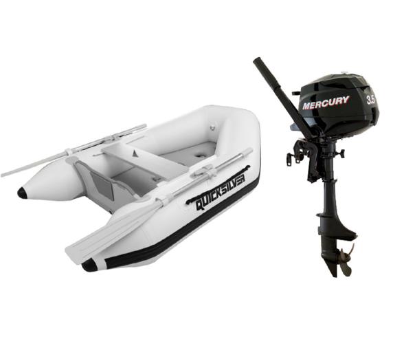 Pack Neumatica Quicksilver 200 Tendy AD + Motor Mercury F 3,5 M