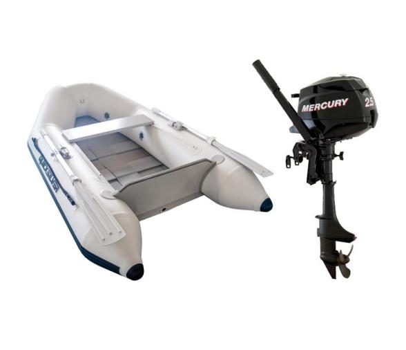 Pack Neumatica Quicksilver 200 Tendy SF + Motor Mercury F2,5 M