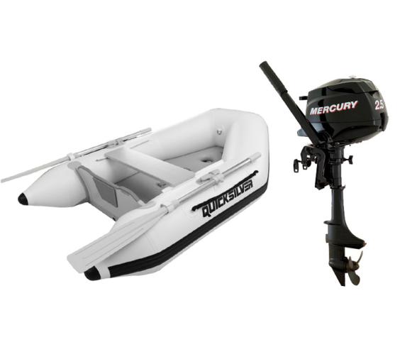 Pack Neumatica Quicksilver 240 Tendy AD + Motor Mercury F2,5 M