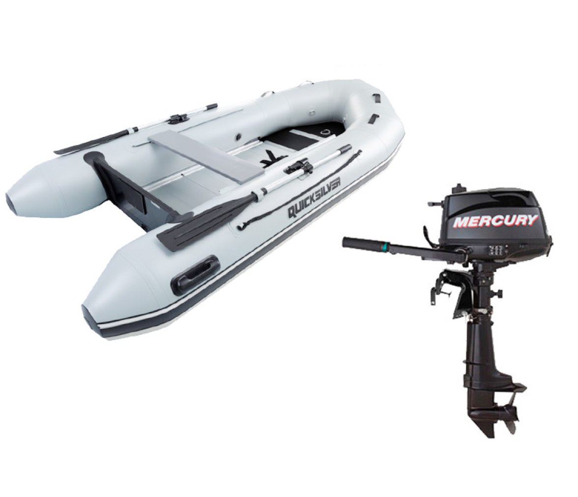 Pack Neumatica Quicksilver 300 Sport + Motor Mercury F 6 M