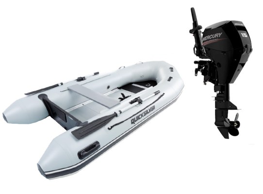 Quicksilver 320 Sport Pneumatic Pack + Mercury F 15 M EFI Engine Quicksilver 320 Sport Pneumatic Pack + Mercury F 15 M EFI Engine