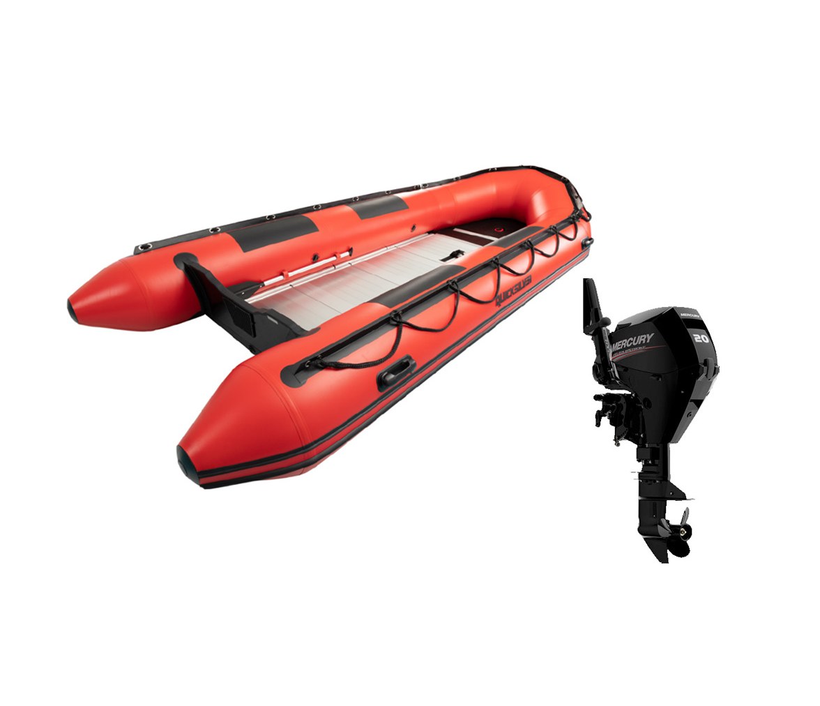 Pack Pneumatic Quicksilver 420 Sport HD + Engine Mercury F 20 ML EFI