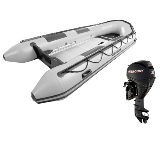 Pack Neumatica Quicksilver 470 Sport HD + Motor Mercury F 25 ML EFI