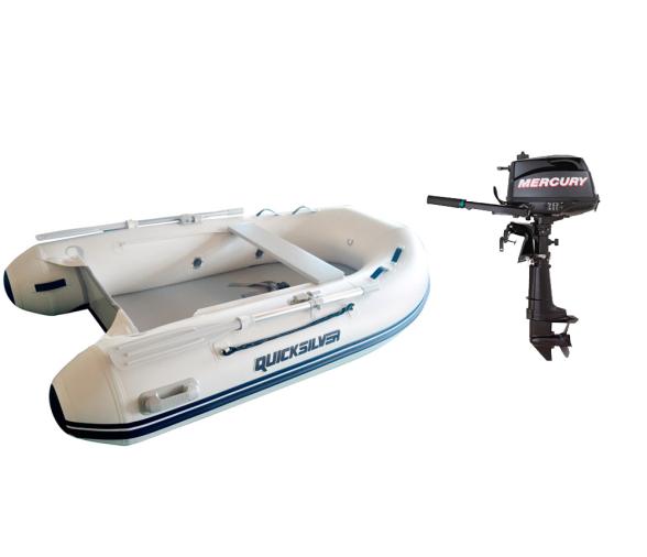 Pack Neumática Quicksilver 300 Air Deck + Motor Mercury F 6 M